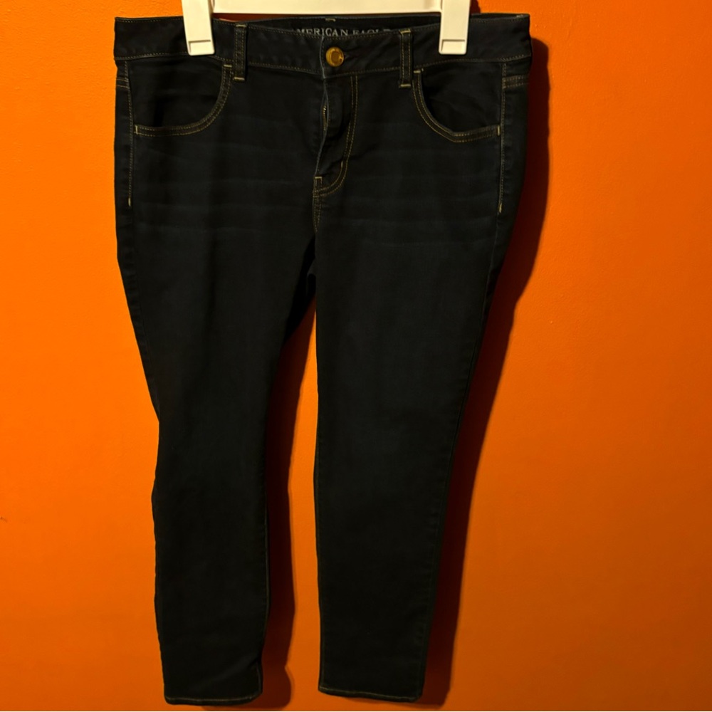 American Eagle Outfitters 14 Short Dark Wash Jeggings